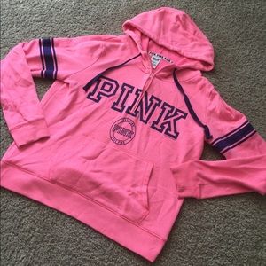 Pink half zip up jacket